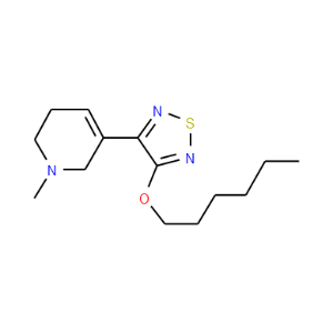 5-(4-Hexyloxy-[1,2,5]thiadiazol-3-yl)-1-methyl-1,2,3,6-tetrahydro-pyridine - Click Image to Close