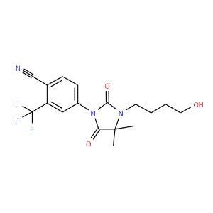 Benzonitrile,4-[3-(4-hydroxybutyl)-4,4-dimethyl-2,5-dioxo-1-imidazolidinyl]-2-(trifluoromethyl)