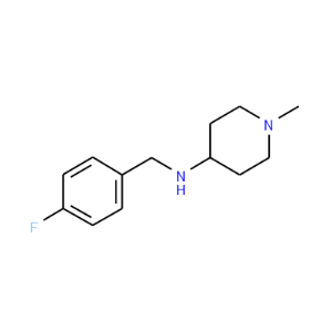 N-[(4-Fluorophenyl)methyl]-1-methyl-4-piperidinamine - Click Image to Close