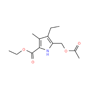 ethyl 5-(acetoxymethyl)-4-ethyl-3-methyl-1H-pyrrole-2-carboxylate