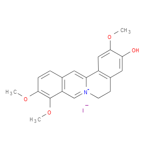 Jatrorrhizine iodide - Click Image to Close