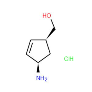 (1S,4R)-(4-Aminocyclopent-2-enyl)methanol hydrochloride - Click Image to Close