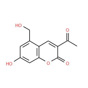 3-acetyl-5-hydroxymethyl-7-hydroxycoumarin
