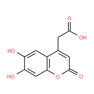 6,7-dihydroxycoumarin-4-acetic acid