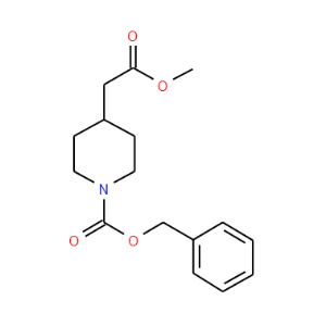 Benzyl 4-(2-methoxy-2-oxoethyl)-1-piperidinecarboxylate