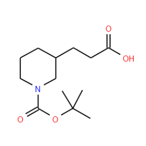 3-(2-Carboxyethyl)piperidine-1-carboxylic acid tert-butyl ester