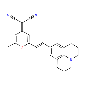 4-(Dicyanomethylene)-2-methyl-6-julolidyl-9-enyl-4H-pyran - Click Image to Close