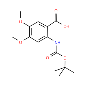 2-tert-Butoxycarbonylamino-4,5-dimethoxy-benzoic acid - Click Image to Close