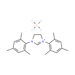 1,3-?Bis(2,4,6-?trimethylphenyl)?-?4,5-?dihydroimidazolium tetrafluoroborate - Click Image to Close