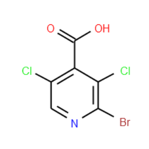 2-Bromo-3,5-dichloroisonicotinic acid