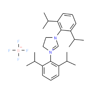 1,3-?Bis(2,6-?diisopropylphenyl)?-?4,5-?dihydroimidazolium tetrafluoroborate - Click Image to Close