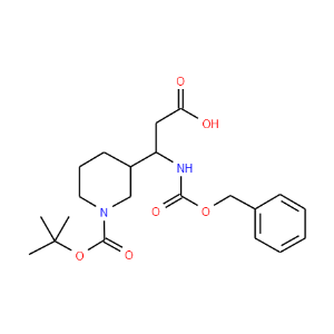 3-N-Cbz-amino-3-(3'-boc)piperidine-propionic acid