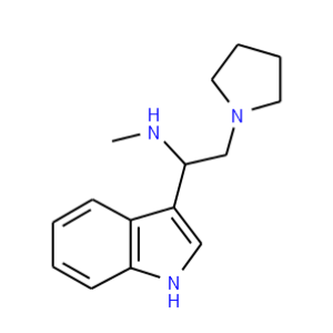 [1-(1H-Indol-3-yl)-2-pyrrolidin-1-yl-ethyl]-methyl-amine - Click Image to Close