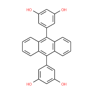9,10-Bis(3,5-dihydroxyphenyl)anthracene - Click Image to Close