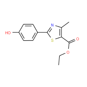 Ethyl 2-(4-hydroxyphenyl)-4-methylthiazole-5-carboxylate - Click Image to Close