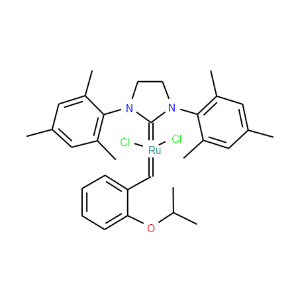 (1,3-Bis-(2,4,6-trimethylphenyl)-2-imidazolidinylidene)dichloro(o-isopropoxyphenylmethylene)ruthenium - Click Image to Close