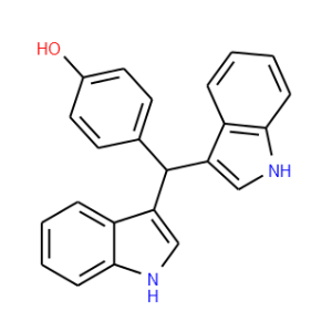 4-(di(1H-indol-3-yl)Methyl)phenol - Click Image to Close