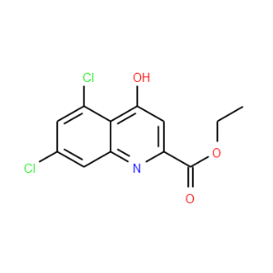 5,7-Dichloro-4-hydroxy-quinoline-2-carboxylic acid ethyl ester