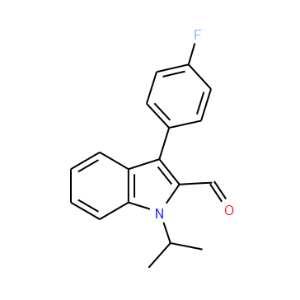 3-(4-Fluoro-phenyl)-1-isopropyl-1H-indole-2-carbaldehyde