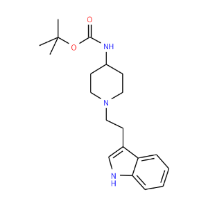 1-N-(3'-Indole)ethyl-4-boc-aminopiperidine