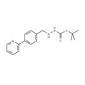 tert-Butyl 2-(4-(pyridin-2-yl)benzyl)hydrazinecarboxylate - Click Image to Close