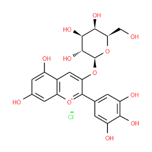 Delphinidin 3-galactoside chloride - Click Image to Close