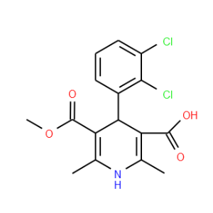 1,4-Dihydro-2,6-dimethyl-4-(2',3'-dichlorophenyl)-5-carboxy methyl-3-pyridinecarboxylic acid - Click Image to Close