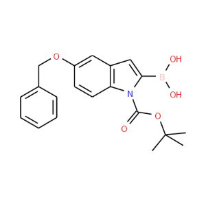 5-Benzyloxy-1-boc-indole-2-boronic acid