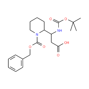3-Boc-amino-3-(2'-Cbz)piperidine-propionic acid