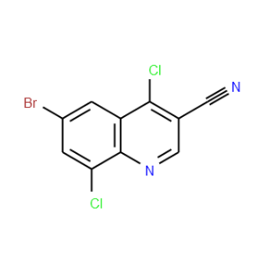 6-Bromo-4,8-dichloro-quinoline-3-carbonitrile - Click Image to Close