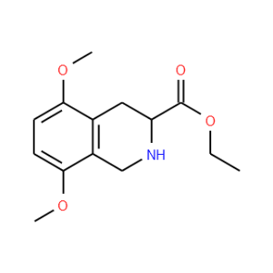 5,8-Dimethoxy-1,2,3,4-tetrhydroisoquinoline-3-carboxylic acid ethyl ester - Click Image to Close