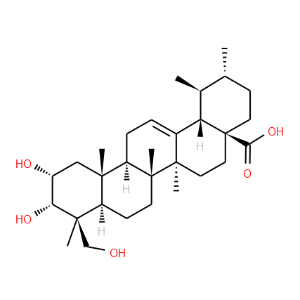 2,3,24-Trihydroxy-12-ursen-28-oic acid - Click Image to Close