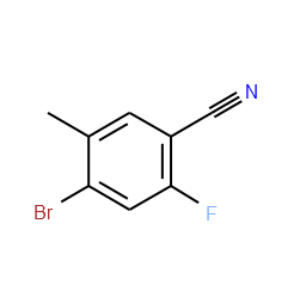 4-Bromo-2-fluoro-5-methylbenzonitrile