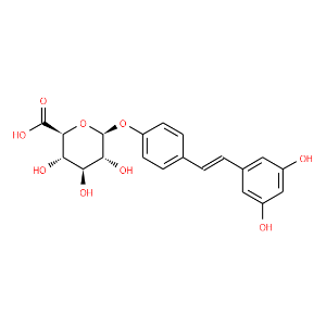 Trans-Resveratrol 4'-O-beta-D-Glucuronide