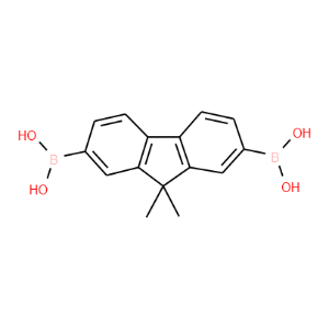 (9,9-dimethyl-9H-fluorene-2,7-diyl)bisboronic acid - Click Image to Close