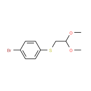 1-Bromo-4-(2,2-dimethoxy-ethylsulfanyl)-benzene
