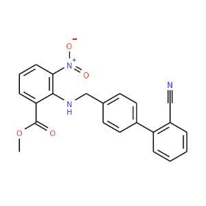 Methyl 2-(((2'-cyano-[1,1'-biphenyl]-4-yl)methyl)amino)-3-nitrobenzoate - Click Image to Close