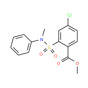 Methyl 4-chloro-2-(N-methyl-N-phenylsulphonamide)benzoate - Click Image to Close