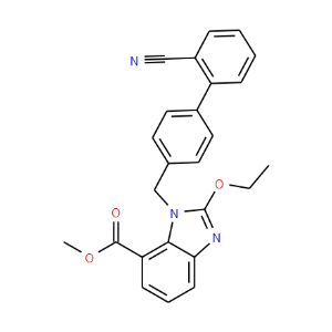 Methyl 1-[(2'-cyanobiphenyl-4-yl)methyl]-2-ethoxy-1H-benzimidazole-7-carboxylate - Click Image to Close