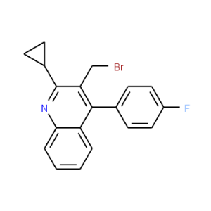 3-(Bromomethyl)-2-cyclopropyl-4-(4'-fluorophenyl)quinoline - Click Image to Close