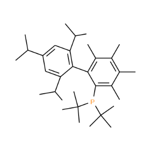 2-(Di-tert-butylphosphino)-3,4,5,6-tetramethyl-2',4',6'-triisopropyl-1,1'-biphenyl - Click Image to Close