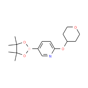 2-((Tetrahydro-2H-pyran-4-yl)oxy)-5-(4,4,5,5-tetramethyl-1,3,2-dioxaborolan-2-yl)pyridine - Click Image to Close