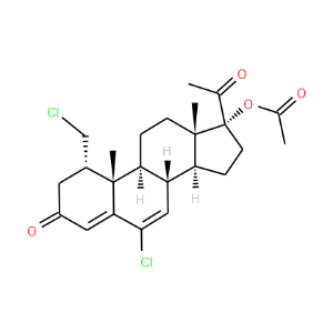 17-Acetyloxy-6-chloro-1alpha-chloromethylpregna-4,6-diene-3,20-dione - Click Image to Close