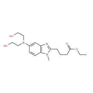 5-[Bis(2-hydroxyethyl)amino]-1-methyl-1H-benzimidazole-2-butanoic acid ethyl ester - Click Image to Close
