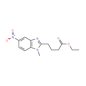 1-Methyl-5-nitro-1H-benzimidazole-2-butanoic acid ethyl ester - Click Image to Close