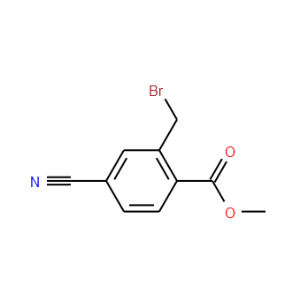 Methyl 3-bromomethyl-4-cyanobenzoate (Related Reference)