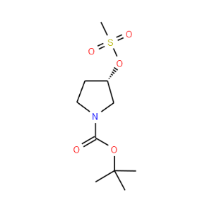 2-Methyl-2-propanyl (3S)-3-[(methylsulfonyl)oxy]-1-pyrrolidinecarboxylate
