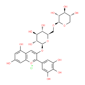 Delphinidin-3-sambubioside chloride - Click Image to Close