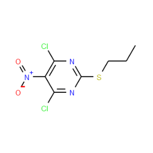 4,6-Dichloro-5-nitro-2-propylthiopyrimidine - Click Image to Close