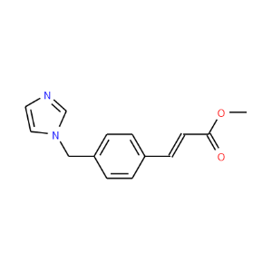 Methyl (2E)-3-[4-(1H-imidazol-1-ylmethyl)phenyl]acrylate